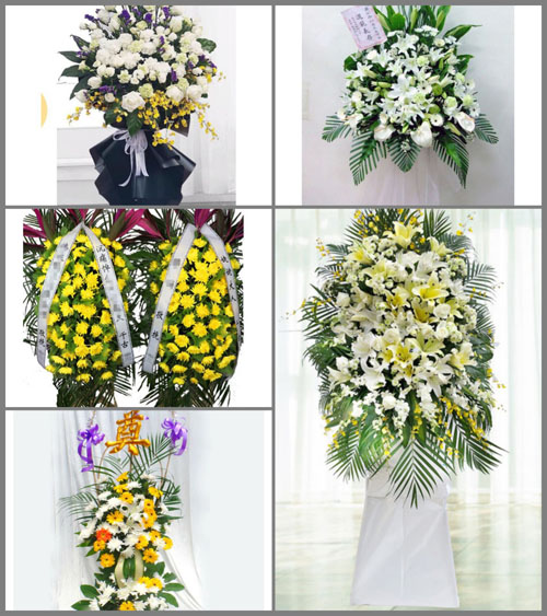 河北承德丰宁满族自治县波罗诺镇白事花篮预定